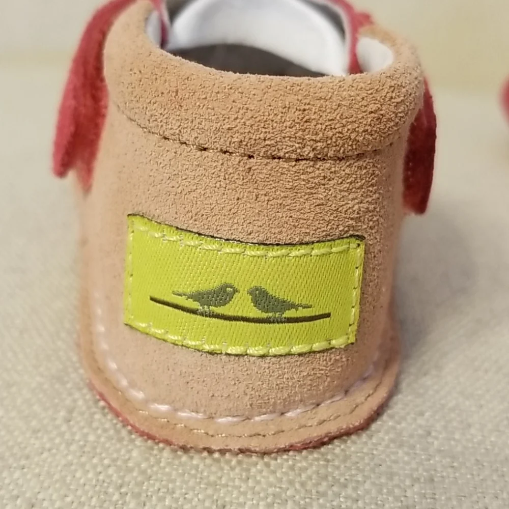 Pipit Toddler Flower Shoes in Apricot/Camel